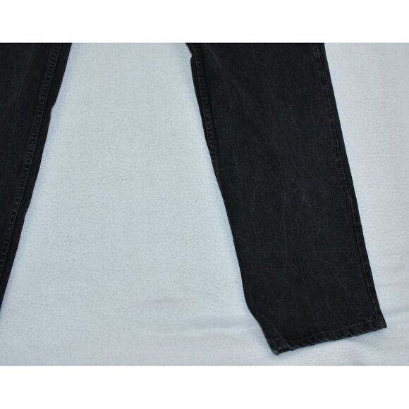 Levis 550 Men's Jeans Size 36x36 Black Straight Leg Denim Relaxed Fit Vintage - Picture 9 of 16